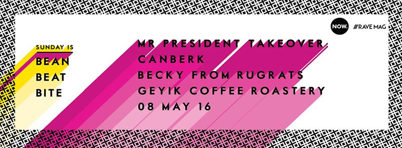 8 Mayıs 2016 Pazar 15:00 Bean Beat Bite @ Geyik Coffee Roastery 