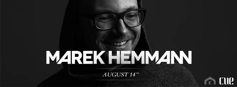 14 Ağustos 2015 Cuma 22:00 CUE Presents: Marek Hemmann @ Kloster Terrasse
